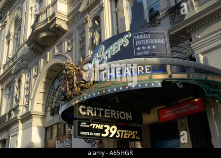 Exterior of the Criterion Theatre in Piccadilly Circus London England Stock Photo