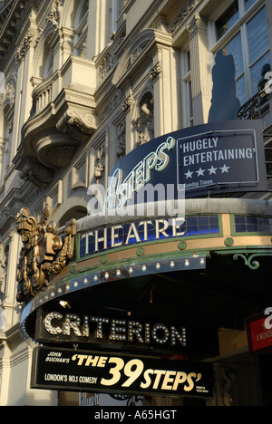 Exterior of the Criterion Theatre in Piccadilly Circus London England Stock Photo