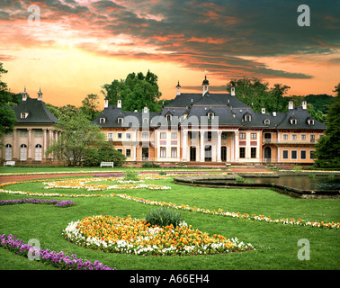 DE - SAXONY:  Pillnitz Castle near Dresden Stock Photo