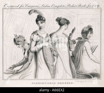1809 LADIES IN A GALLERY Stock Photo - Alamy