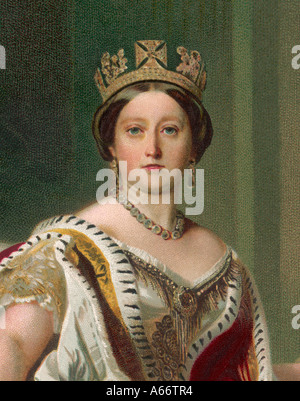 Queen Victoria Stock Photo