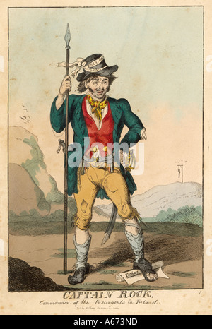 Capt Rocks Captain Rock 1822 Stock Photo - Alamy
