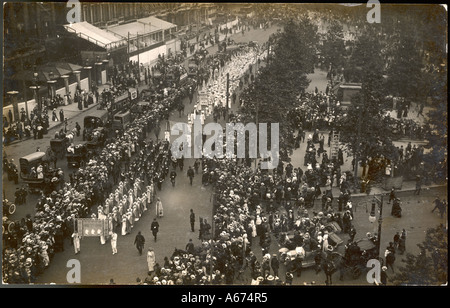Coronation Procession Stock Photo