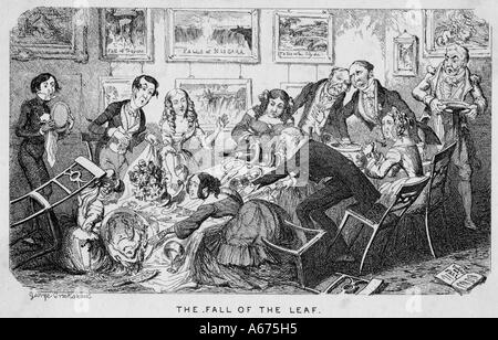 DINNER TABLE COLLAPSES! Stock Photo - Alamy
