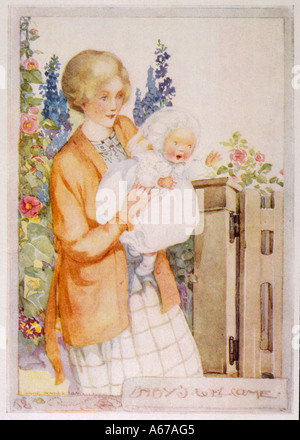 Babys Welcome Home 1920 Stock Photo