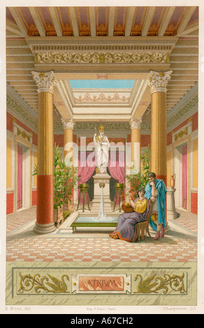 Ancient Roman Atrium Stock Photo - Alamy