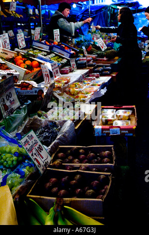 Berwick Street market Soho central London England UK Stock Photo