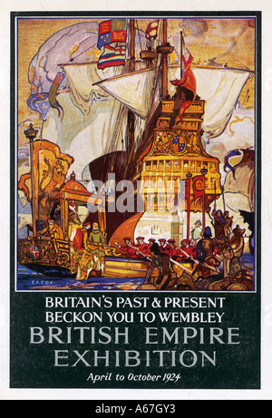 British Empire Exhibition  1924 Stock Photo