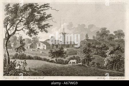 Hendon In 1807 Stock Photo