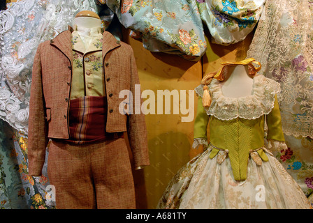 Traditional Spanish wardrobe for sale in Valencia Spain Stock Photo