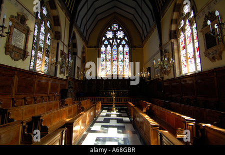 Inside Balliol College Chapel Oxford Stock Photo