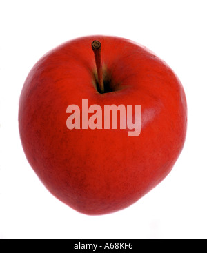 A red apple on a white background Stock Photo