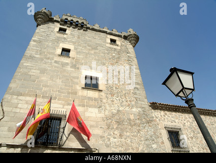 Torre de Muxica o de Los Guzmanes (Muxica's Tower aka Guzmanes' Tower). Avila city. Spain Stock Photo