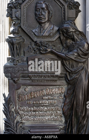 Recoleta Plaque E Stock Photo