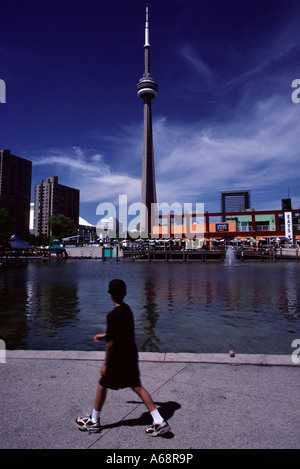 The CN Tower. Toronto. Ontario. Canada. Stock Photo