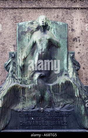 Recoleta Plaque D Stock Photo