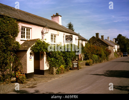 UK Devon Lydford village Castle Inn rural country pub