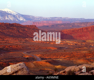 Salt Valley Overlook at Arches National Park, Moab, Utah, USA Stock
