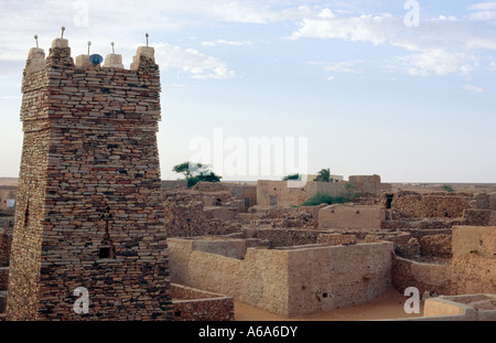 Great Friday Mosque - Chinguetti, MAURITANIA Stock Photo