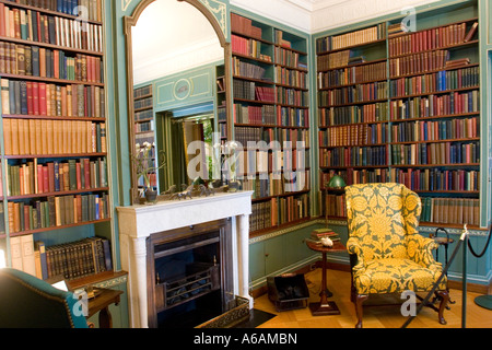 Library Interior of George Eastman House  Rochester NY USA Stock Photo