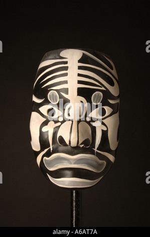 Traditional Japanese Kabuki theatre mask dsca 0847 Stock Photo