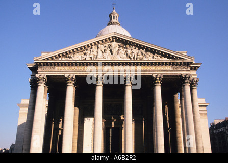 Europe France Paris The Pantheon French History Heritage Classical Architecture Stock Photo