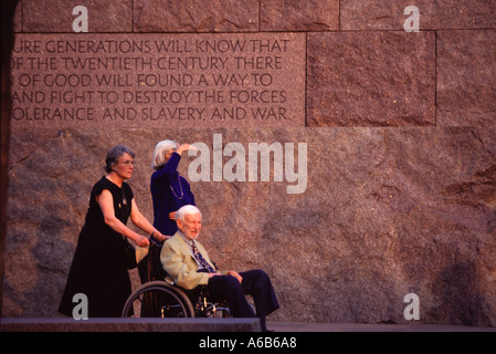 USA Washington D C the Franklin Delano Roosevelt Memorial Stock Photo