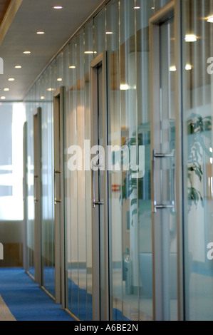 British contemporary property office interior London UK Stock Photo