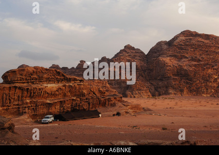 Bedouin tent, Wadi Rum Protected Area, Jordan Stock Photo