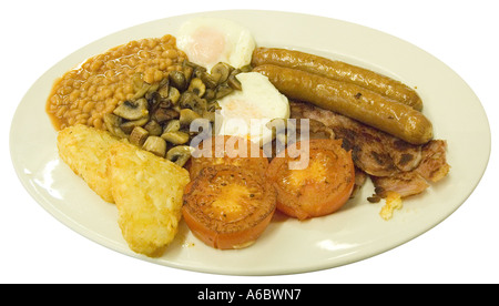 traditional london breakfast Stock Photo