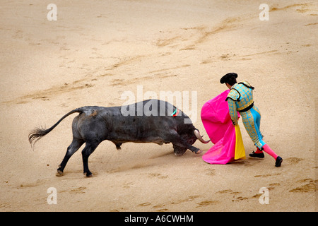 Bullfight at Plaza de Toros las Ventas, Madrid, Spain Stock Photo