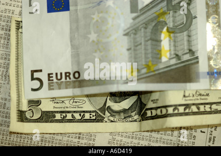 Euro 5 Dollar Bill