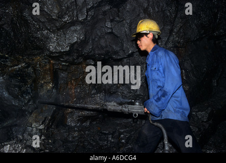 Tin mining operations, Thai Nguyen Province, Vietnam Stock Photo