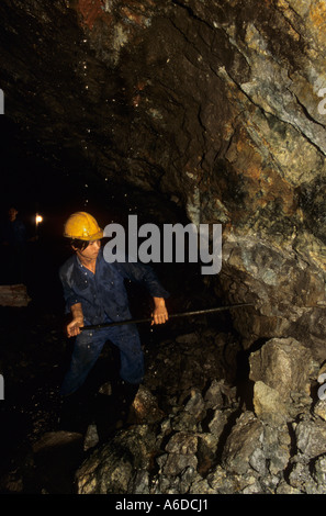 Tin mining operations, Thai Nguyen Province, Vietnam Stock Photo