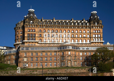 Cuthbert Brodrick s Grand Hotel completed in 1867 was the largest hotel in Europe St Nicholas Cliff Scarborough Yorkshire Stock Photo