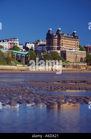 Cuthbert Brodrick s Grand Hotel completed in 1867 was the largest hotel in Europe St Nicholas Cliff Scarborough Yorkshire Englan Stock Photo