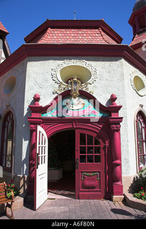 Christmas Corner Gift Shop, German section of EPCOT Center, World Showcase, Disney World, Orlando, Florida, USA Stock Photo