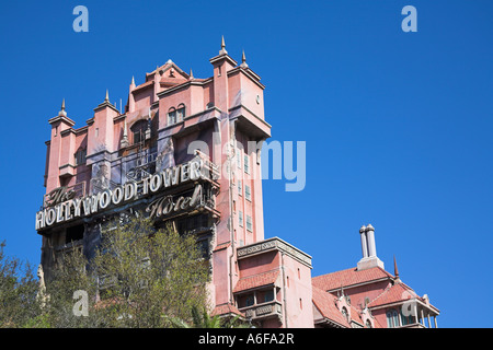 Hollywood Tower Hotel, Sunset Boulevard, Disney MGM Studios, Disney World, Orlando, Florida, USA Stock Photo