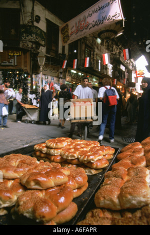 Hamidieh Bazaar Damascus Syria Stock Photo
