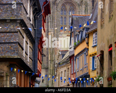 quimper finistere brittany france Stock Photo