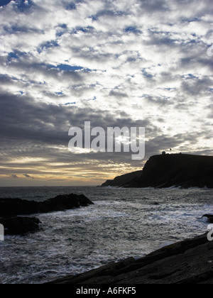 Stormy sky grutness Shetland Stock Photo - Alamy