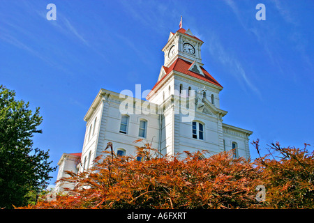 Historic Benton County Courthouse in Corvallis Oregon Stock Photo