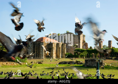 Ruins of Monasterio de San Francisco, Colonial Zone, Santo Domingo, Dominican Republic, 1/07 Stock Photo