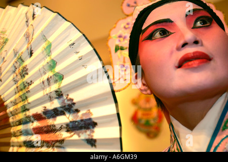 Chinese Opera performer Chinese Theatre Circle Singapore Stock Photo