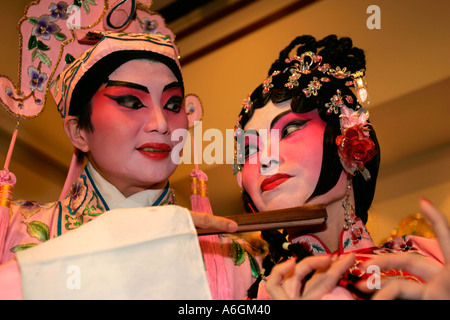 Chinese Opera performers Chinese Theatre Circle Singapore Stock Photo