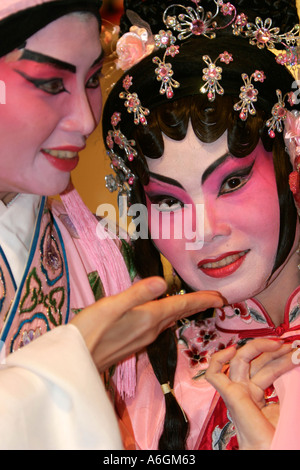 Chinese Opera performers Chinese Theatre Circle Singapore Stock Photo