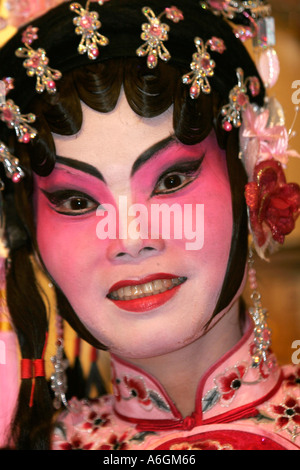 Chinese Opera performer Chinese Theatre Circle Singapore Stock Photo