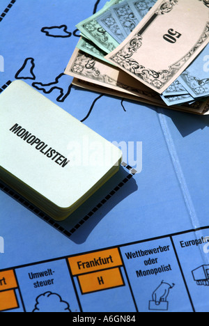 anti monopoly board game Stock Photo