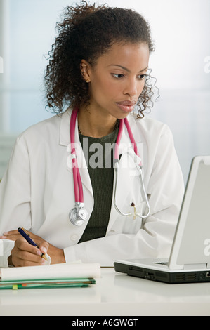 Doctor working Stock Photo