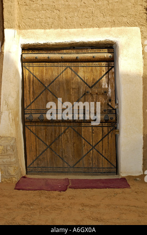 The Amir s Palace Door Old City of Shaqra a Saudi Arabia Stock Photo